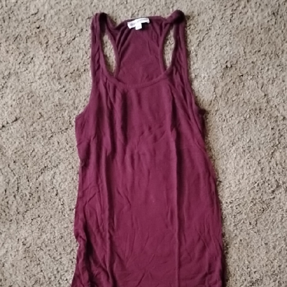Zenana Outfitters Burgundy Racerback Tank
